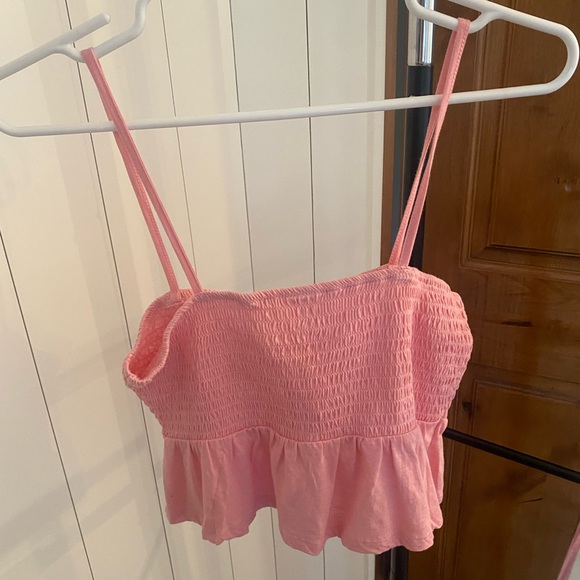 Pac Sun Cropped Pink Top 💗 - Picture 3 of 5